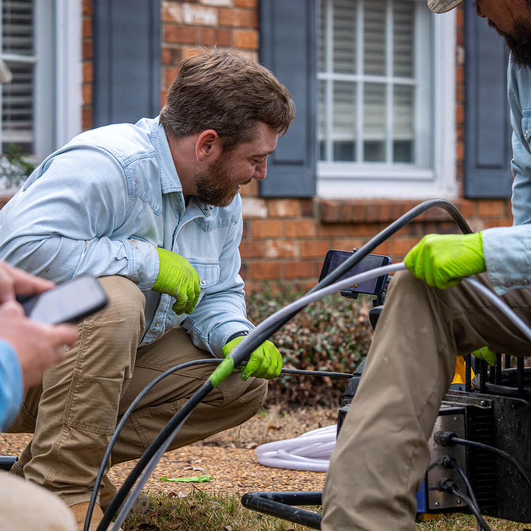 Trenchless sewer repair camera inspection in Southaven MS